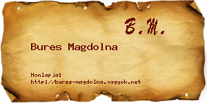 Bures Magdolna névjegykártya